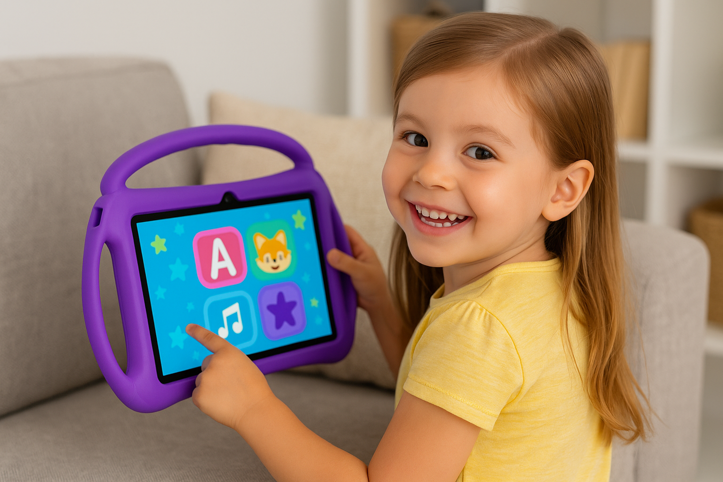 Ecopad™ – Safe & Smart Kids Tablet (Ages 3–10)
